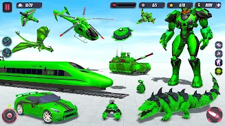 Animal Crocodile Robot Games 스크린샷 1