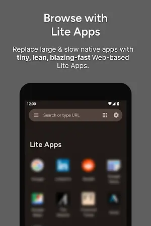 Hermit — Lite Apps Browser स्क्रीनशॉट 1