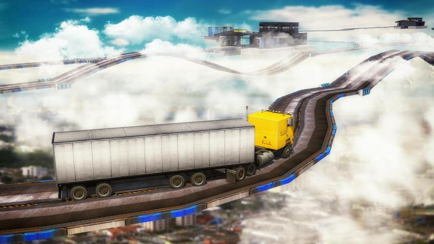 Impossible 18 Wheeler Truck Dr Captura de pantalla 2