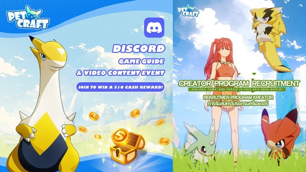PetOCraft's First Beta Test of Open-World Game Launches!
