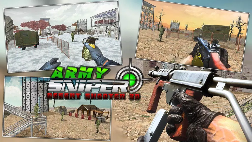 Army Sniper Desert 3D Shooter 2019 Captura de pantalla 3