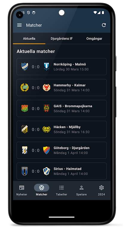 Schermata Allsvenskan 2024 4
