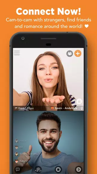 Schermata Camsurf: Chat Random & Flirt 1