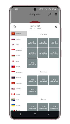 GoFly VPN,V2ray,Trojan,sock5应用截图第2张