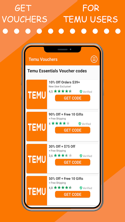 Temu Vouchers Capture d'écran 2