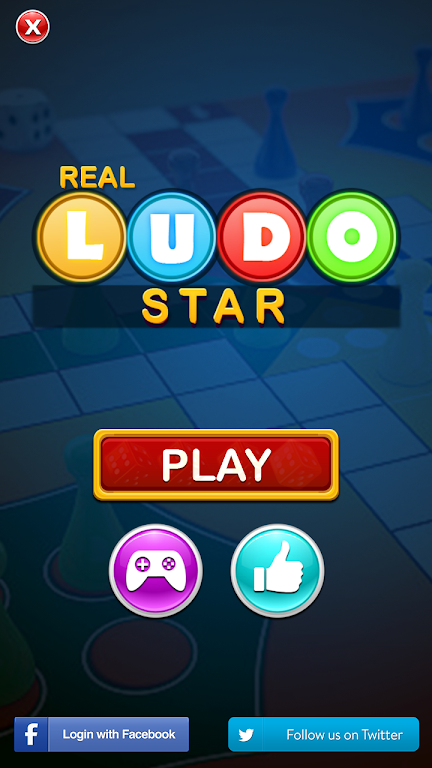 Schermata Real Ludo Star King : Board Game 1