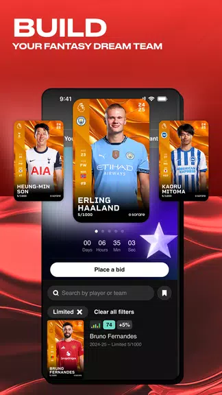 Schermata Sorare Fantasy Football 4