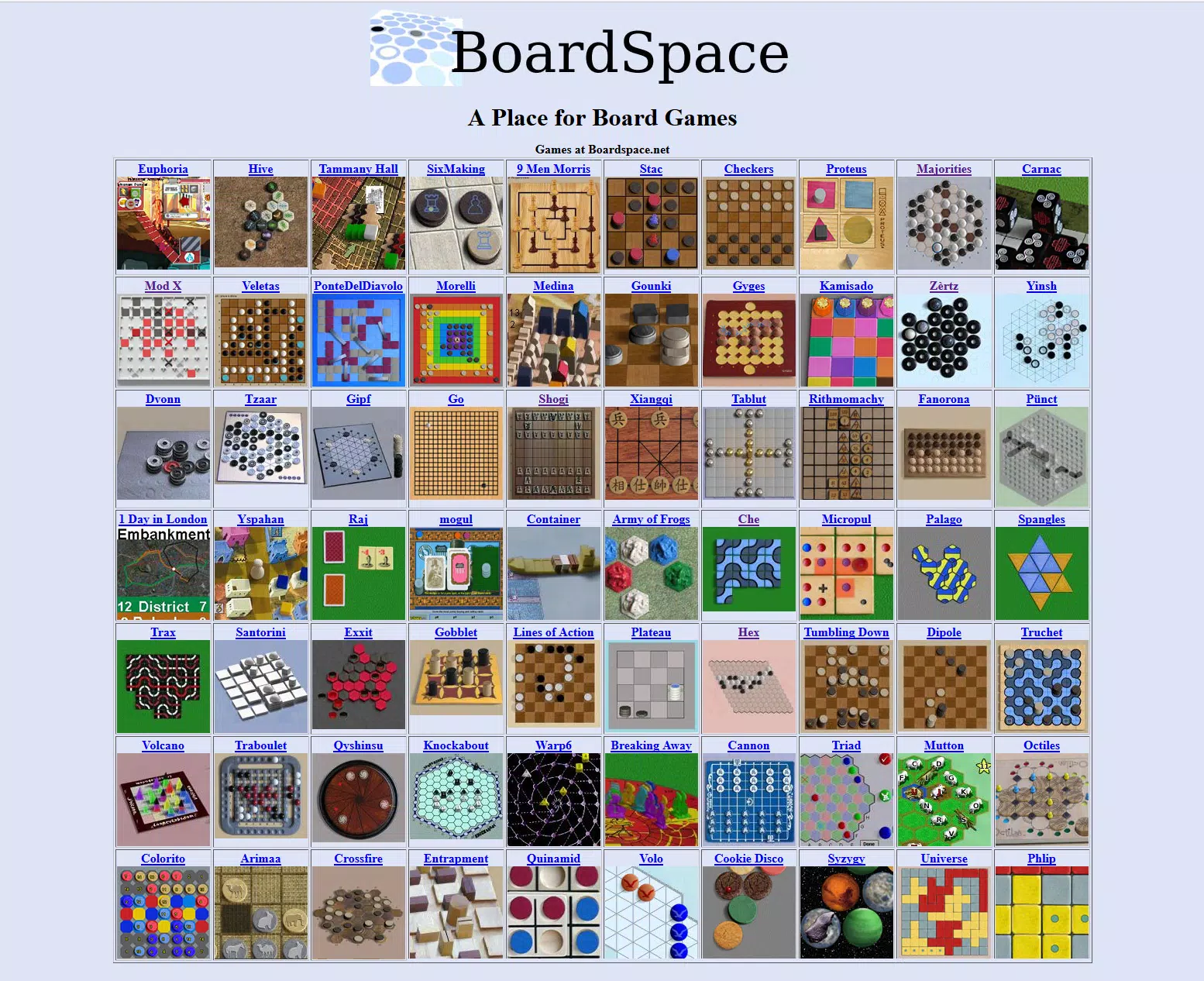 Boardspace.net Screenshot 1