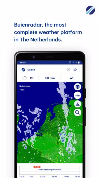 Buienradar - weer Ekran Görüntüsü 1