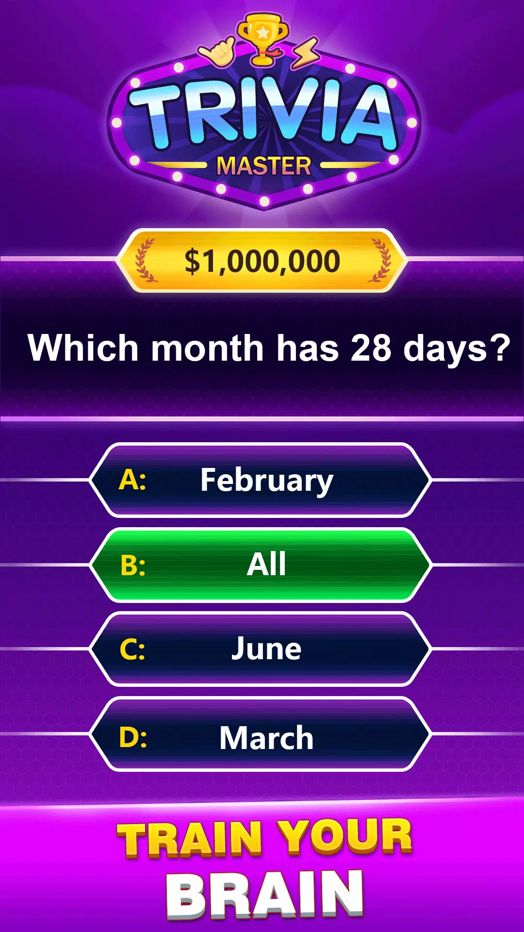Trivia Master Ảnh chụp màn hình 1