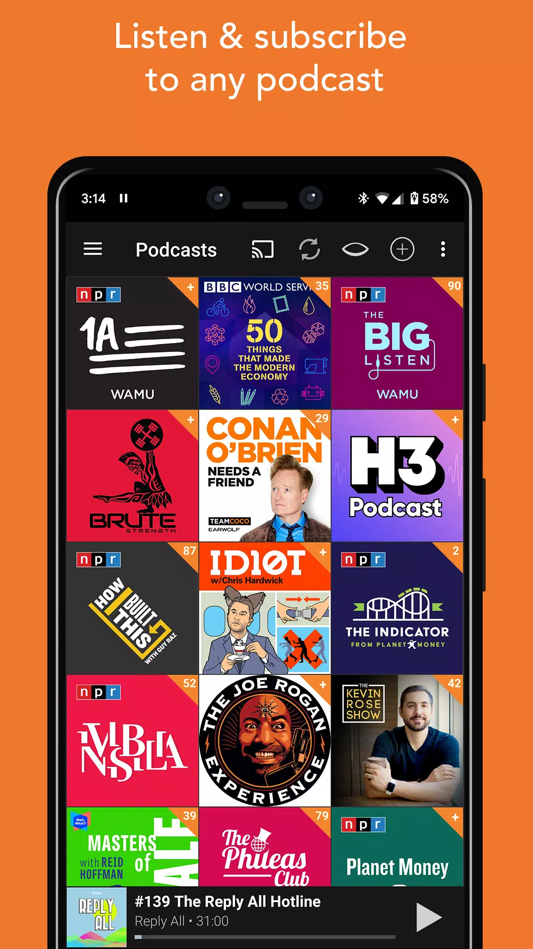 Podcast Addict - Podcast/Radio スクリーンショット 3