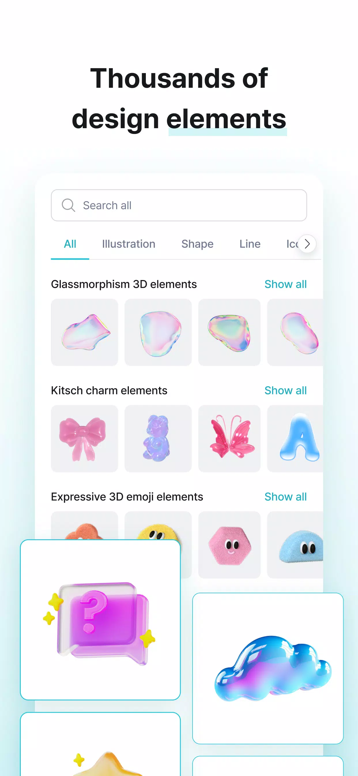 MiriCanvas: Poster, PPT design 스크린샷 4