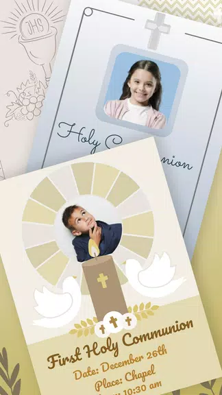 First Communion Invitations Schermafbeelding 3