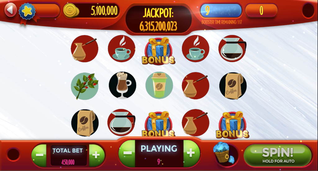 Coffee-Slot Machine Games Скриншот 2