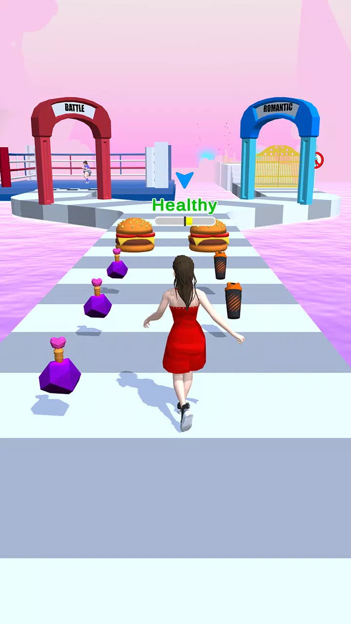 Girl Runner 3D ဖန်သားပြင်ဓာတ်ပုံ 3