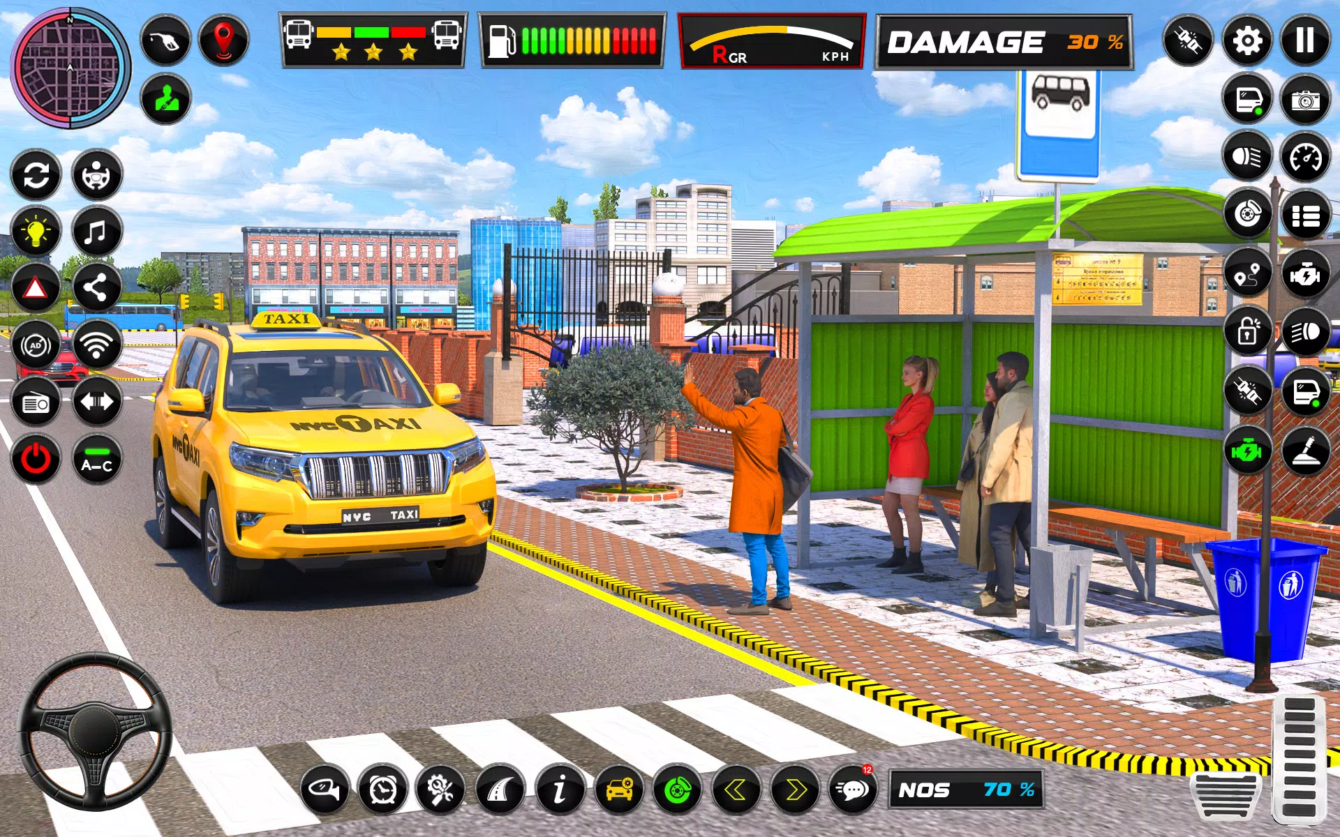 Taxi Simulator USA: City Drive Tangkapan skrin 2