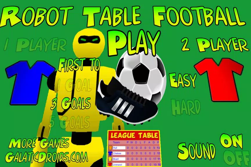 Robot Table Football ภาพหน้าจอ 3