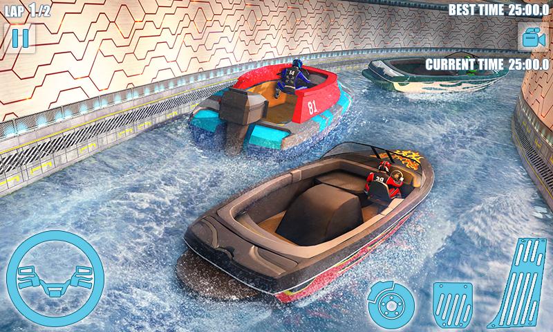 Speed Boat Crash Racing Скриншот 1