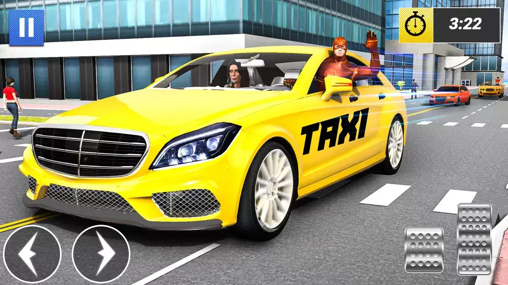 Superhero Car Games Taxi Games Ekran Görüntüsü 1