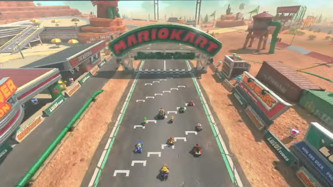 Nintendo Switch 2는 더 많은 힘을 자랑하며 Mario Kart 9 Advancements를 암시합니다.