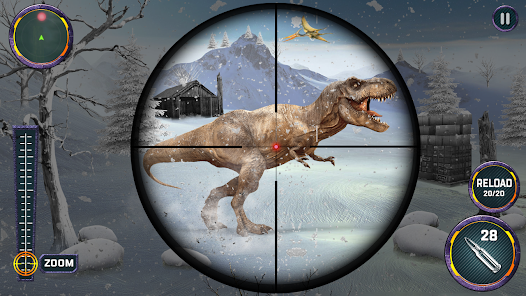 Dino Hunter Sniper 3d: Dinosaur Free FPS Shooting Screenshot 1