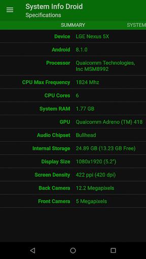 System Info Droid Captura de tela 1