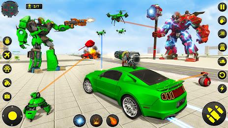 Drone Robot Car Game 3D Captura de pantalla 4