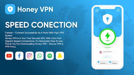 Honey VPN - Fast & Secure Captura de tela 2