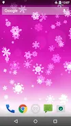 Snowflake Live Wallpaper स्क्रीनशॉट 3