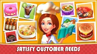 Cooking Rush - Chef game Ekran Görüntüsü 2