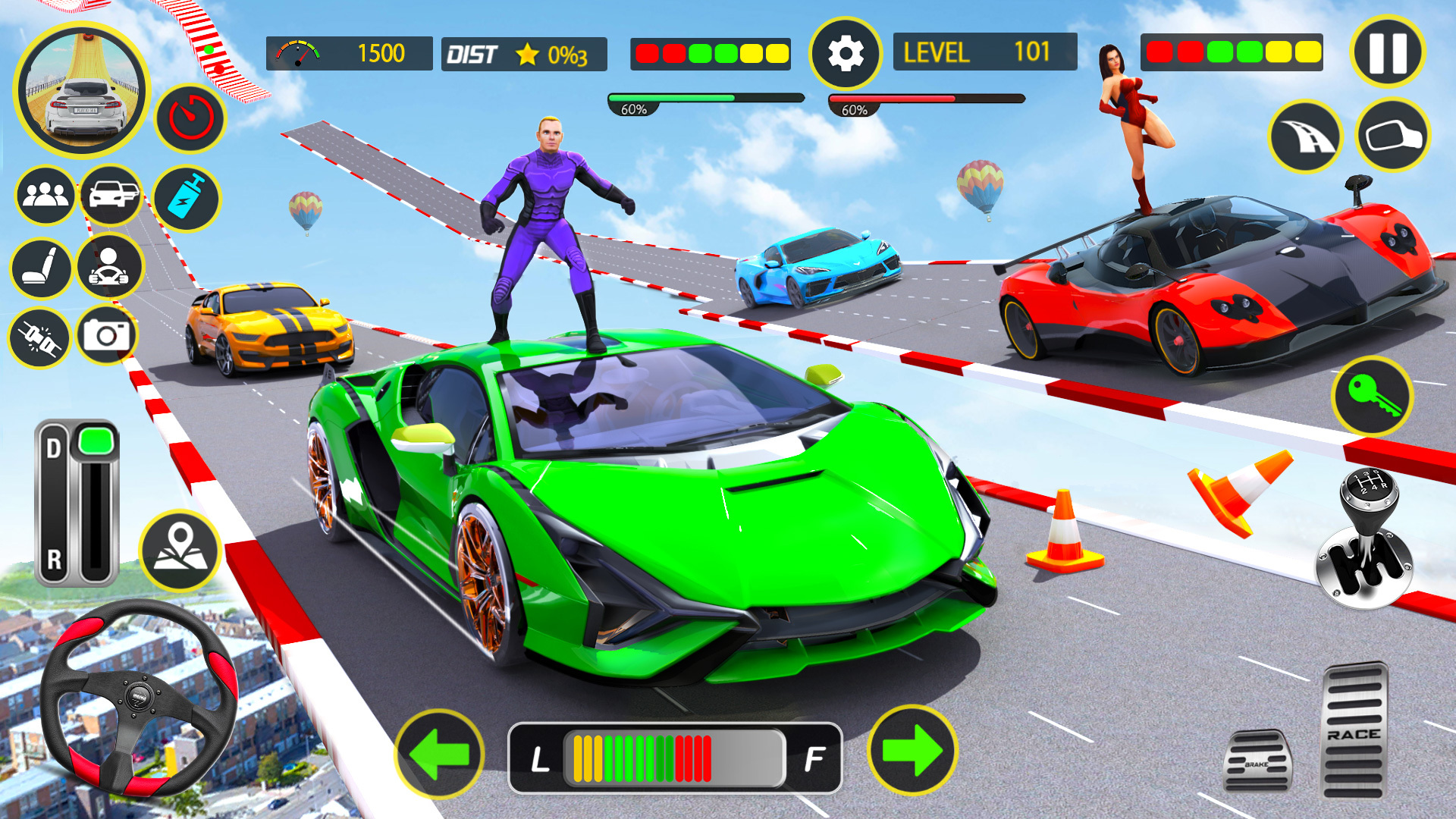 Ramp Car Stunts GT Car Game Screenshot 2