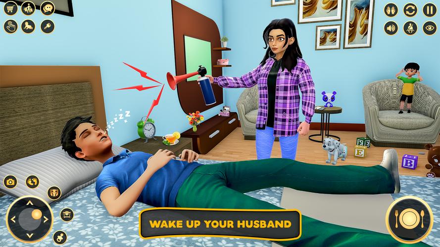 Mom Simulator Family Games 3D Schermafbeelding 1