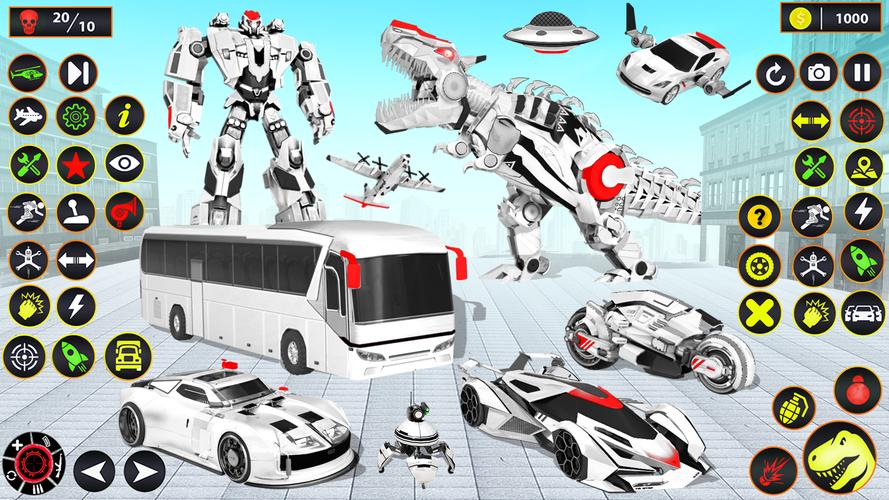 Schermata School Bus Robot Car Game 2