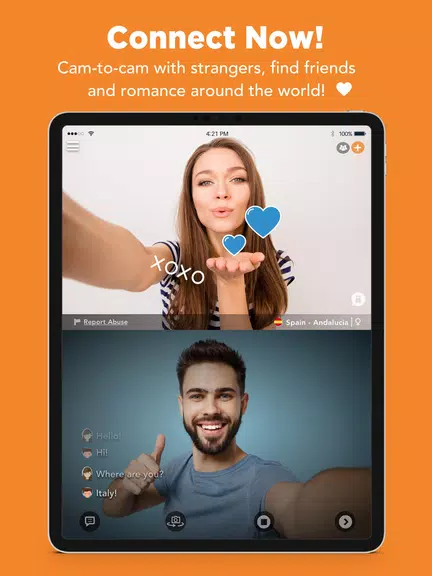 Schermata Camsurf: Chat Random & Flirt 4