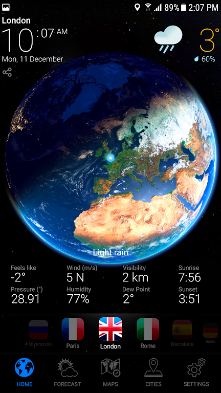 WEATHER NOW Mod Captura de pantalla 1