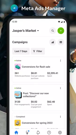 Meta Ads Manager Ảnh chụp màn hình 1