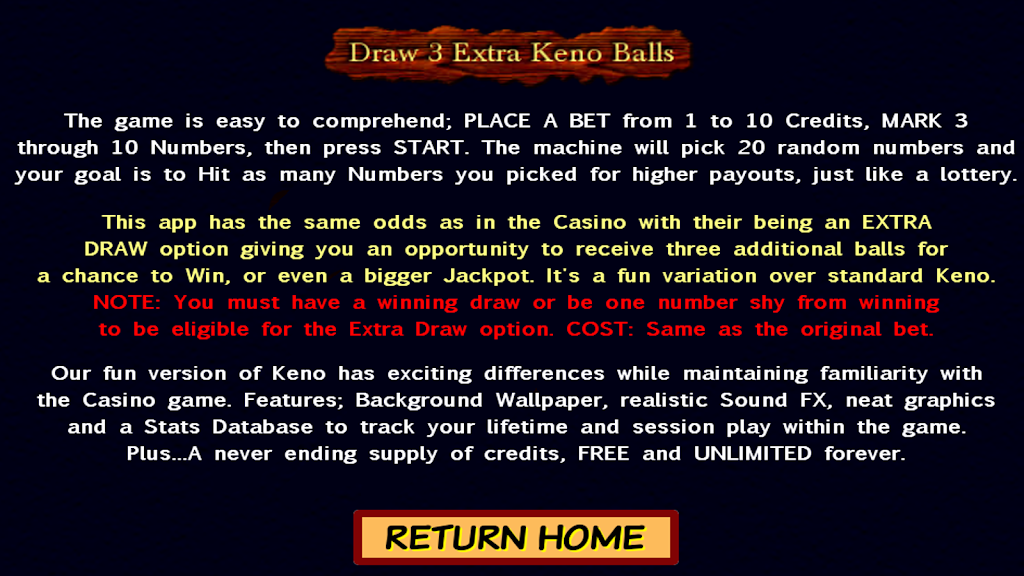 Draw 3 Extra Keno Balls Ekran Görüntüsü 4