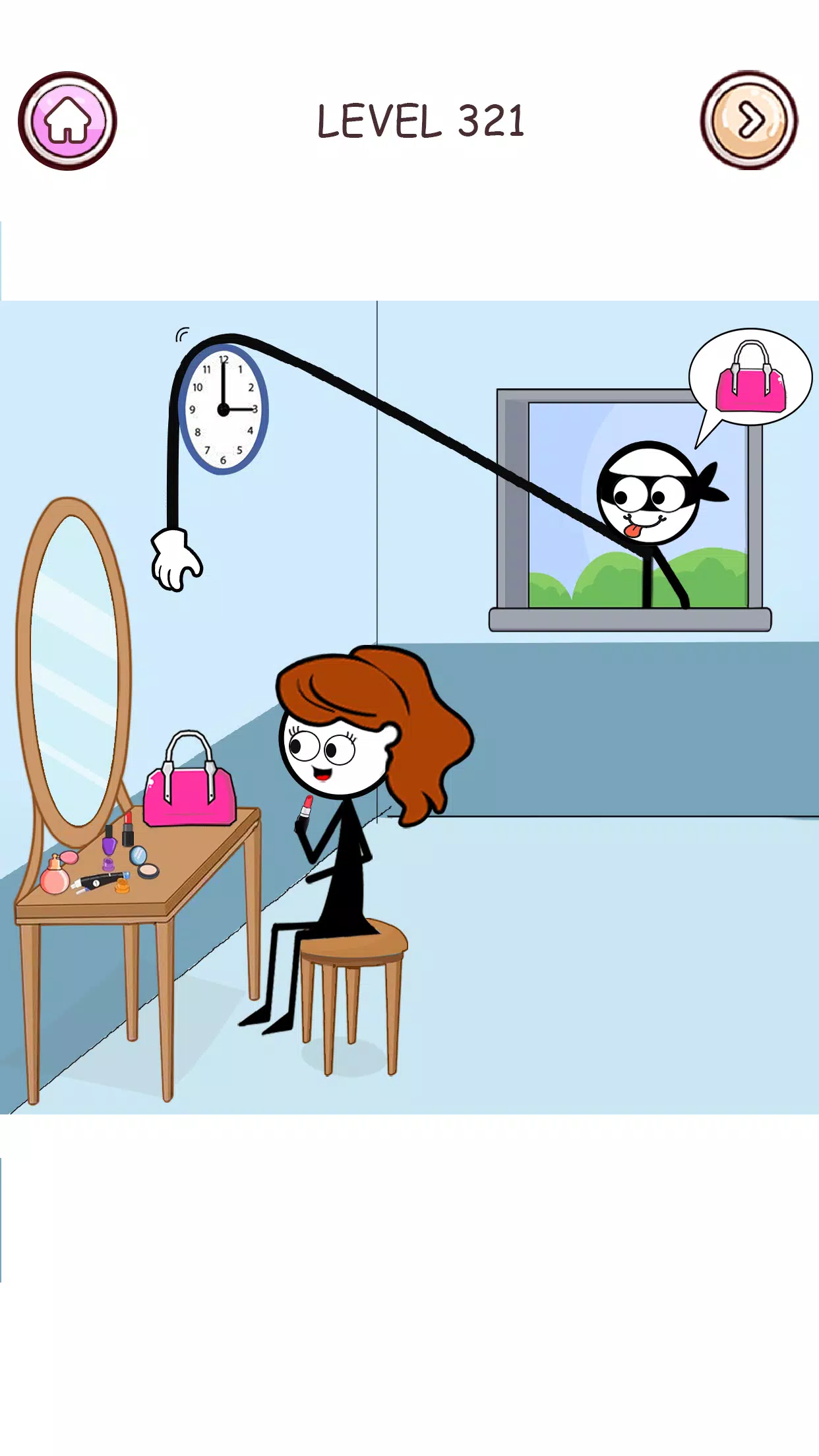Stick Robber: Brain Puzzle Tangkapan skrin 1