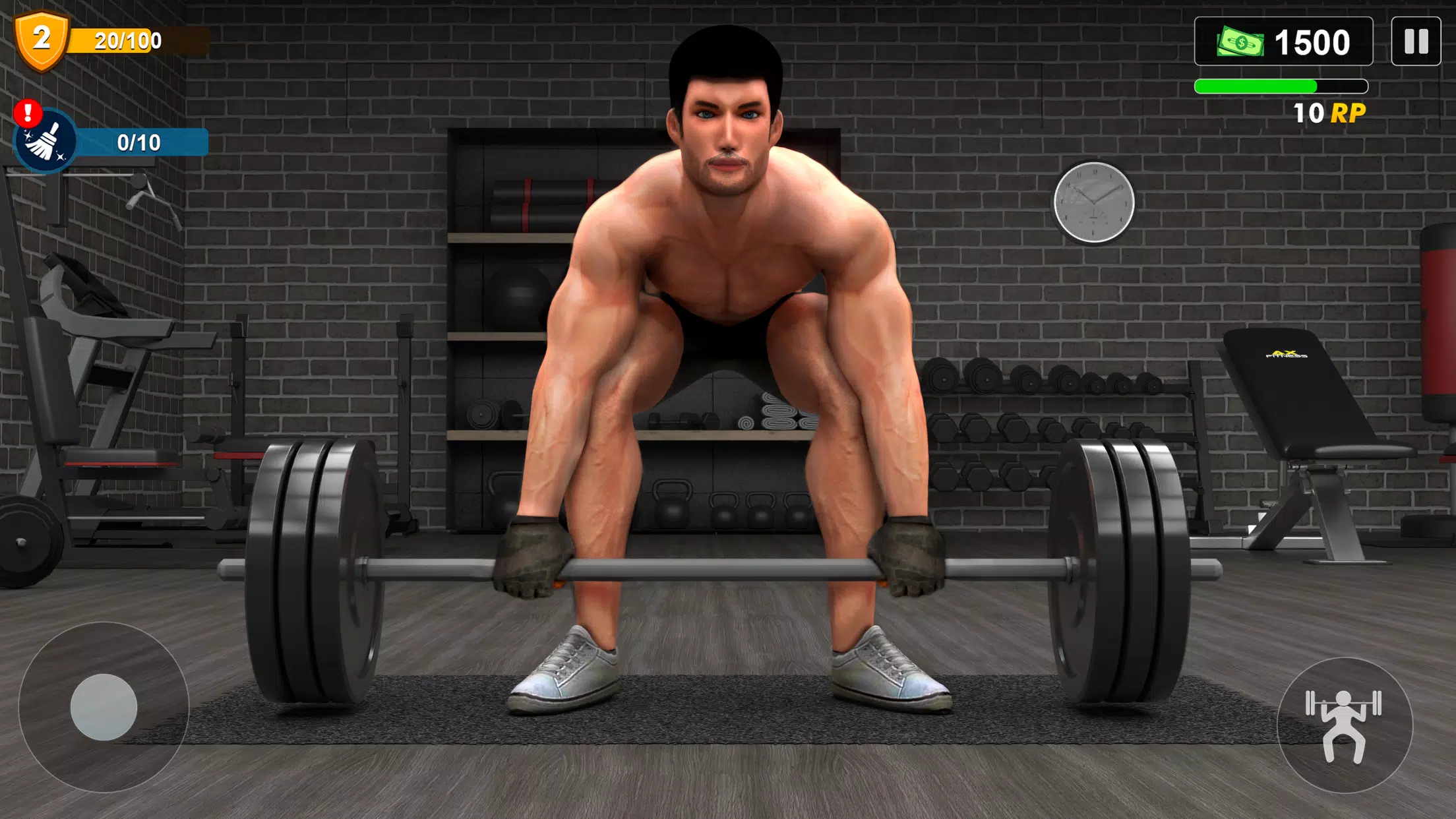 Workout Gym Simulator Game 24 스크린샷 1