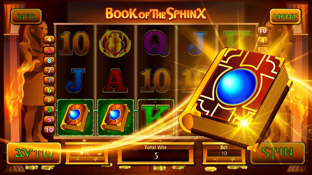 Book Of Sphinx Slot Screenshot 2