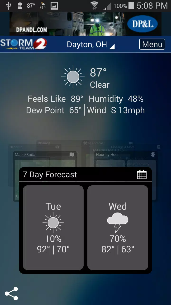 WDTN Weather Screenshot 2