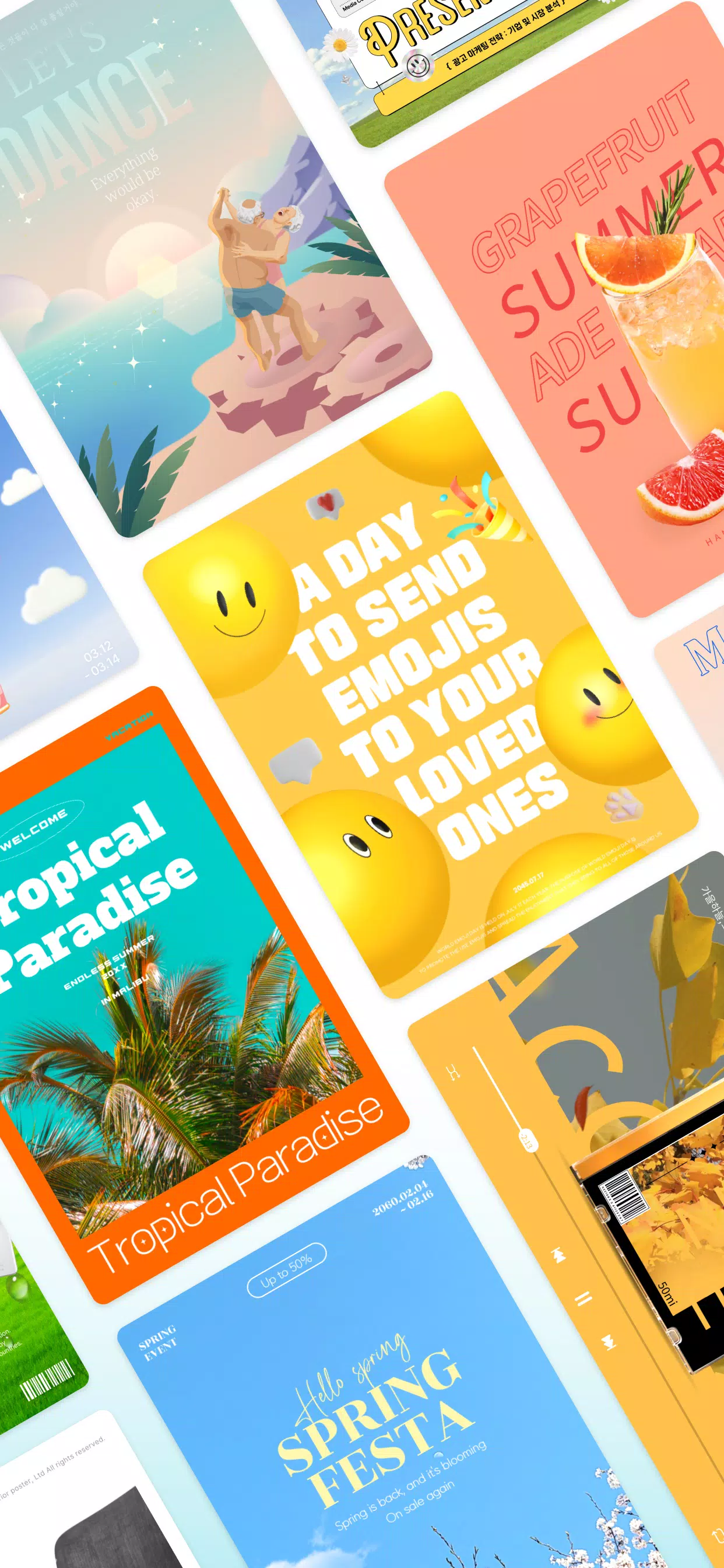 MiriCanvas: Poster, PPT design 스크린샷 2