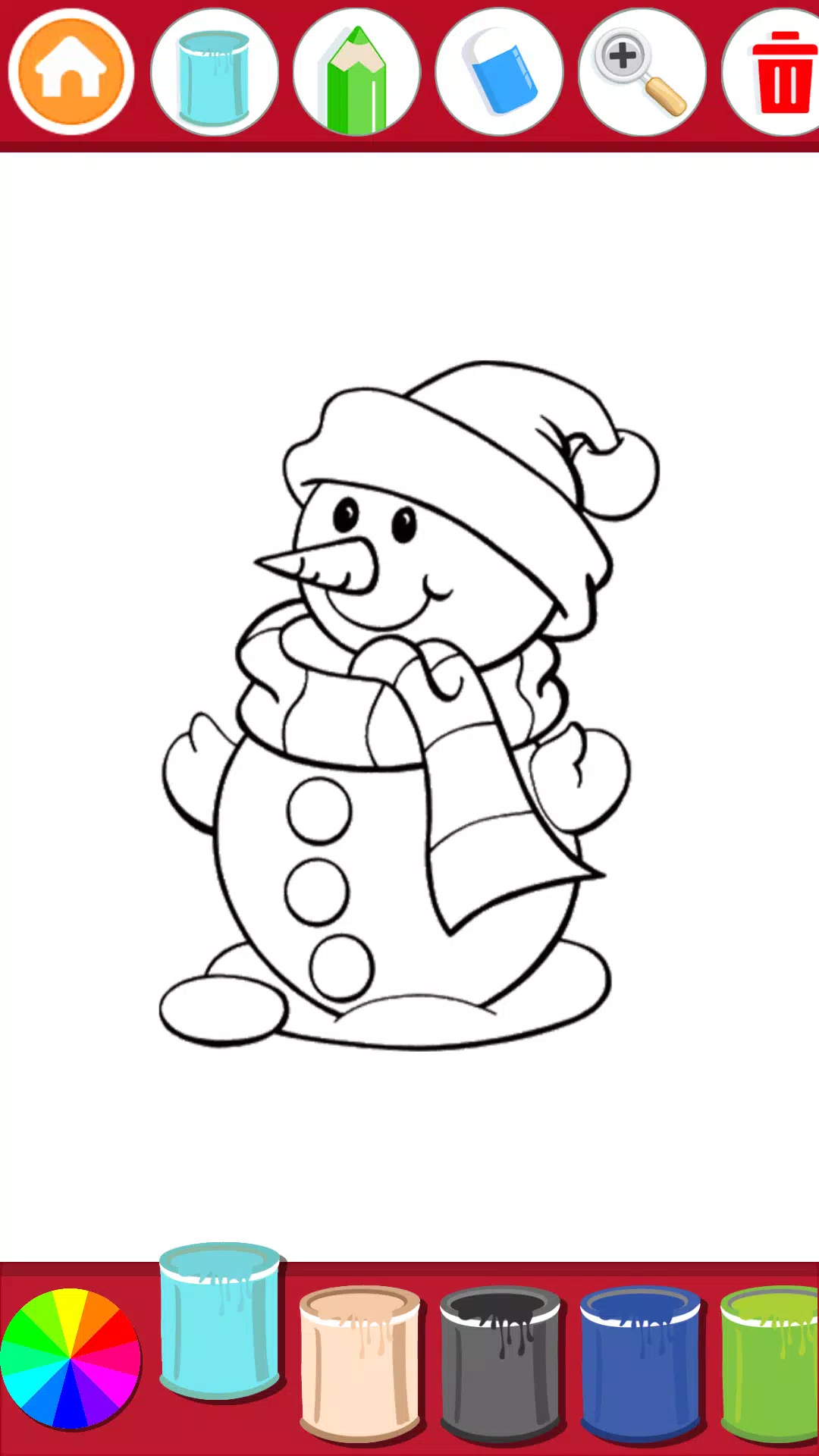 Christmas Coloring Book Tangkapan skrin 2