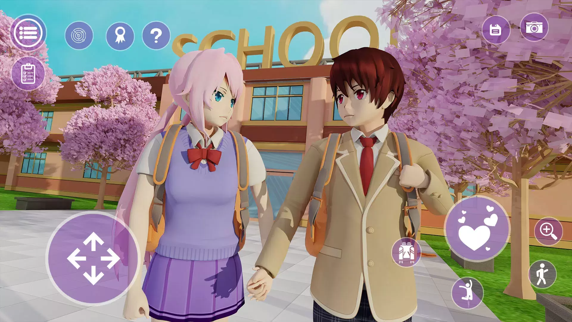 YUMI High School Simulator 3D Zrzut ekranu 1