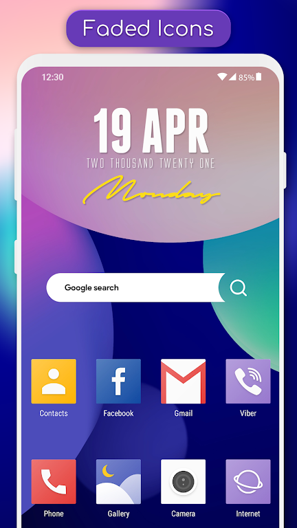 Faded - Icon Pack ภาพหน้าจอ 1