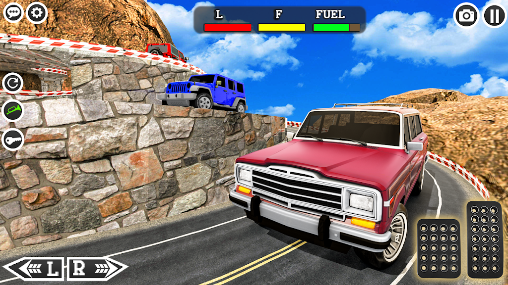 4x4 Mountain Climb Car Games Captura de pantalla 2