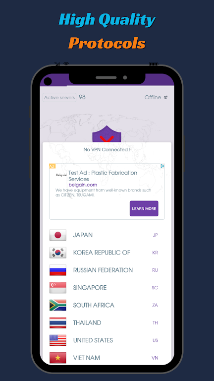 Rozmat Vpn Tangkapan skrin 2