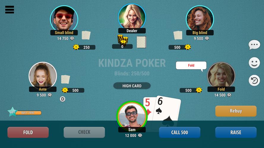 Kindza Poker スクリーンショット 1
