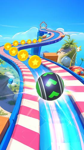 3D Super Rolling Ball Race Скриншот 4