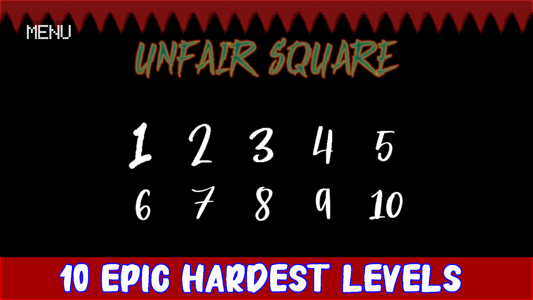 Unfair Square - the hard game Mod Captura de tela 3